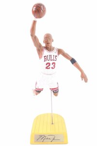 マイケルジョーダン MICHAEL JORDAN CHICAGO BULLS シカゴブルース NBA フィギュア バスケ 全高：約38㎝ インテリア 人形 置物 3472-HA