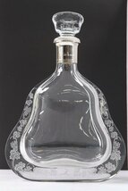 Hennessy Richard ヘネシー リシャール Baccarat バカラ 旧ボトル 700ml 葡萄柄 空き瓶 空ボトル デキャンタ ブランデー 3561-K_画像3