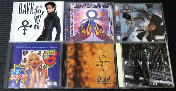 ◆Prince◆ プリンス 6枚まとめて 6枚セット 6CD Rave Un2 the Joy Fantastic, The Gold Experience, Chaos and Disorder 送料無料