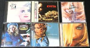 ◆Madonna◆ マドンナ 6枚まとめて 6枚セット 6CD Like A Prayer, Who's That Girl, Hard Candy, Evita, Ray Of Light 送料無料