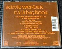 ◆Stevie Wonder◆ スティーヴィー・ワンダー Talking Book トーキング・ブック CD 輸入盤 ■2枚以上購入で送料無料_画像2