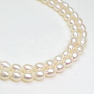 ＊TASAKI(田崎真珠)K18本真珠ネックレス＊m 約10.2g 約43.0cm パール pearl necklace jewelry DE0/EA0