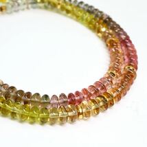 良品!!保証書付き!!＊Ambrose(アンブローズ)K18マルチカラートルマリンネックレス＊a 25.0g 43.0cm tourmaline necklace jewelry EB0/EC5_画像5