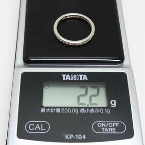 ＊GSTV(ジーエスティーヴィー)Pt950天然ダイヤモンドフルエタニティリング＊a 2.2g 14.0号 0.55ct diamond ジュエリー ring指輪 EB4/EB9の画像10