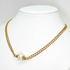 美品!!＊TASAKI(田崎真珠)K18南洋白蝶真珠ネックレス＊a 約21.4g 約44.5cm パール pearl jewelry pendant necklace FA6/FA6の画像2