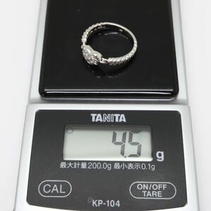 美品!!＊TASAKI(田崎真珠)Pt900天然ダイヤモンドリング＊a 約4.5g 約0.09ct 約12.5号 diamond ring 指輪 jewelryジュエリー EB4/EB4の画像8