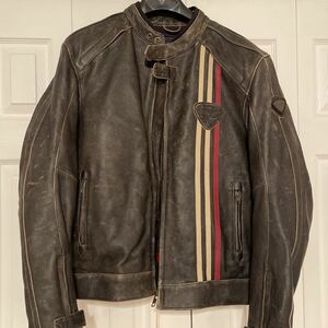  last price .[ new goods : unused ] Triumph regular goods leather jacket L size regular price 87.000 jpy 