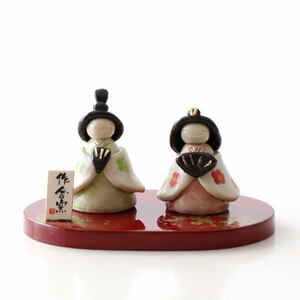 Art hand Auction Hina Dolls, Hina Dolls, Ornaments, Ceramic Objects, Stylish, Standing Hina, Made in Japan, Ceramic Hina Dolls, Flower Dance Standing Hina, Free Shipping (Excluding some areas) KSN1298, season, Annual event, Doll's Festival, Hina doll
