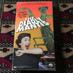 北米輸入版VHS 極地からの怪物 大カマキリの脅威 (1957) 流す涙のない俺を冷めた奴だと人はいうブラスターキッド流れ星にはあしたはないさの画像1