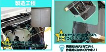 【ノーマルスモーク透過率3％】ミツビシ ekワゴン/スポーツ ノーマルドア用 (H82W) カット済みカーフィルム リアセット_画像7