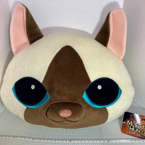 モンスターハンター フェイスクッション アイルー プライズ限定 レア