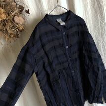 レア KristenseN DU NORD クリステンセンドゥノルド 2021 stripe blouse シャツ ブラウス 定価71.500円 _画像7