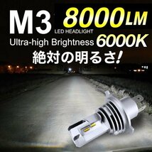 H4 LED バルブ ヘッドライト ヤマハ yamaha XJR400 XJR1200 XJR1300 シグナス X セロー 250 SR 400 SRX マジェスティ TZR バイク 車検対応_画像3