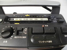 3-99♀SONY/ソニー TV/FM/AM3バンドラジオ ポータブルラジオ レトロ調 ICF-A55V♀_画像4