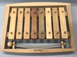 あ//J6691 森の合唱団　木琴　打楽器　Oak Villageオークヴィレッジ　国産無塗装　木のおもちゃ