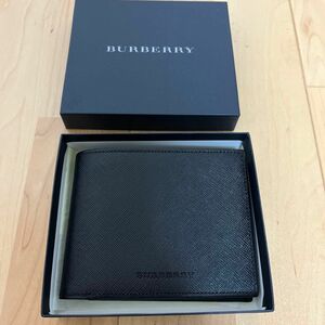 バーバリー 二つ折り財布 本革 BURBERRY