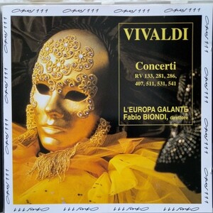 BIONDI/EUROPA GALANTE BIONDI/EUROPA GALANTE VIVALDI;CONCERT RV 133 281