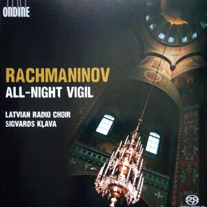 ラフマニノフ / 「晩祷」op37 S.クラーヴァ指揮 ラトヴィア放送cho　ONDINE ODE-1206-5 SACD5.0chサラウンド盤　輸入盤　高音質盤