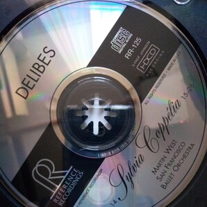 ドリーブ/「組曲シルヴィア」「組曲コッペリア」 M.ウェスト指揮サンフランシスコ.バレー.オーケストラ リファレンスRR-125 CD盤HDCD盤の画像2