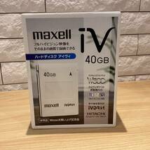【5265】maxell マクセル　ハードディスク　アイヴィ　40GB 非売品　未使用_画像4