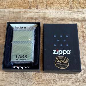 【7577】　ZiPPO LARK シルバー　未使用品　ライター ジッポ ジッポー Zippo ラルク　喫煙具
