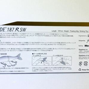 ☆新品・未使用☆ メガバス アイスライド187R SW PMチャートバック シンキング Megabass i-SLIDE 187R SW Sinkingの画像2