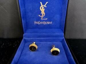 ◎№4730◎■新品同様■【YSL】サンローラン【ゴールド】■カフス♪