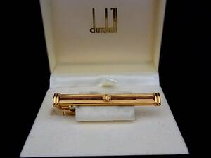 ■美品■№0019【ｄunhill】ダンヒル【ゴールド】■タイピン ネクタイピン♪