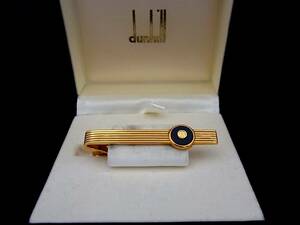 # beautiful goods #N0025[dunhill] Dunhill [ Gold ]# tiepin necktie pin!