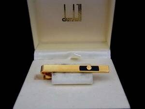 ■美品■№0030【ｄunhill】ダンヒル【ゴールド】■タイピン ネクタイピン♪