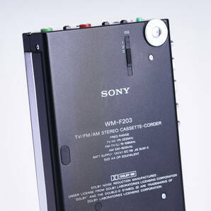 極美品丨SONY WALKMAN ラジオ録再機 カセットウォークマン WM-F203 整備品の画像5