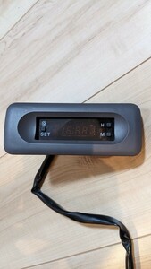 【送料無料】　三菱　ekワゴン　時計　電波時計　デジタル時計　H81W 純正　オプション　動作確認済　ミツビシ