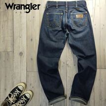 ☆Wrangler ラングラー☆W0383 ストレート デニム W32 S1545_画像1