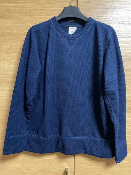 【LONG JOHNS】ネイビー裏起毛トップス Sサイズ
