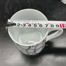 サークル　マグカップ ペア　中国製　陶磁器　アンティーク　食器　コップ　R4-20_画像6