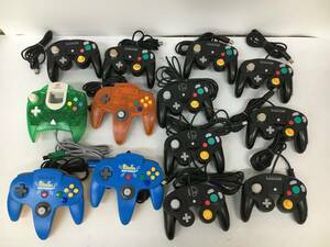 通電確認済み☆ N64/ゲームキューブ/ドリキャス コントローラー 計13個セット 中古 まとめ ニンテンドー【Y3-225/0/0】