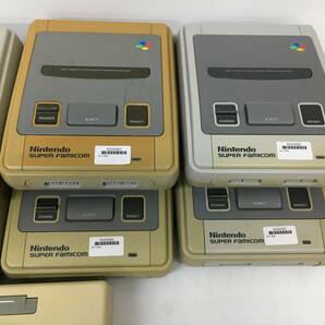 通電確認済み☆中古品 スーパーファミコン/セガサターン 本体 計9台セット Nintendo SFC/SEGA SATURN【Y2-193/0/0】の画像3