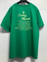 新品☆6L♪カーキ系♪ヴィンテージ風ミッキープリントTシャツ♪☆r792_画像7