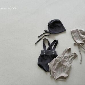 韓国子供服nunubhel / suspender bonnet set