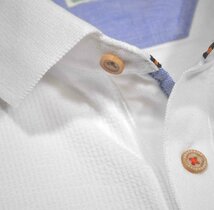 [クロコダイル] ポロシャツ 大きいサイズ 半袖 吸汗速乾 UV紫外線カット 胸ポケット付 3Lサイズ 1白 1002-14224_画像3