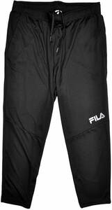 [フィラ] 七分丈パンツ 大きいサイズ 薄手ジャージー 吸水速乾 ウオーキング ジョキング 3Lサイズ 08黒 FM6303