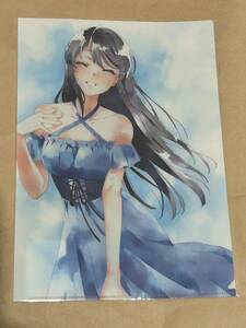 青ブタ展 桜島麻衣 クリアファイル キービジュアル 青春ブタ野郎はスクールメモリーの夢を見ない イラスト 双葉理央 梓川咲太 鴨志田一