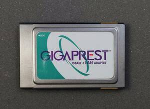 KN4700 【ジャンク品】 GIGAPRESR 10BASE-T LAN ADAPTER SLP-E028