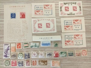 日本切手　月に雁　逓信展覧会記念　国立公園など色々まとめ