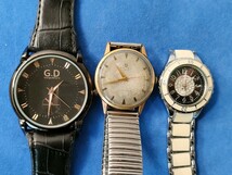 105 腕時計　動作未確認　現状品　ORIS/CYMA/G.Dなど他計6本_画像2