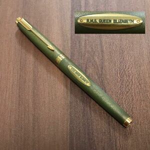 【5000本限定】PARKER パーカー 14K 万年筆 R.M.S QUEEN ELIZABETH クイーンエリザベス リミテッドエディション No.2881/5000 筆記未確認