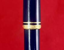 ☆I) 万年筆 MONTBLANC モンブラン ペン先 14K /ct 585 ネイビー 筆記用具 ★_画像6