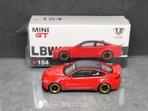 1/64 MINIGT 154 LB★WORK BMW M4-Red w/ Copper Wheel 