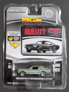 ●1/64 グリーンライト 1964 FORD MUSTANG GT FASTBACK / BULLIT フォード マスタング