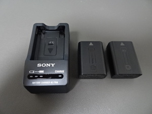 SONY original charger BC-TRW + extra ( NP-FW50 x 2 piece )